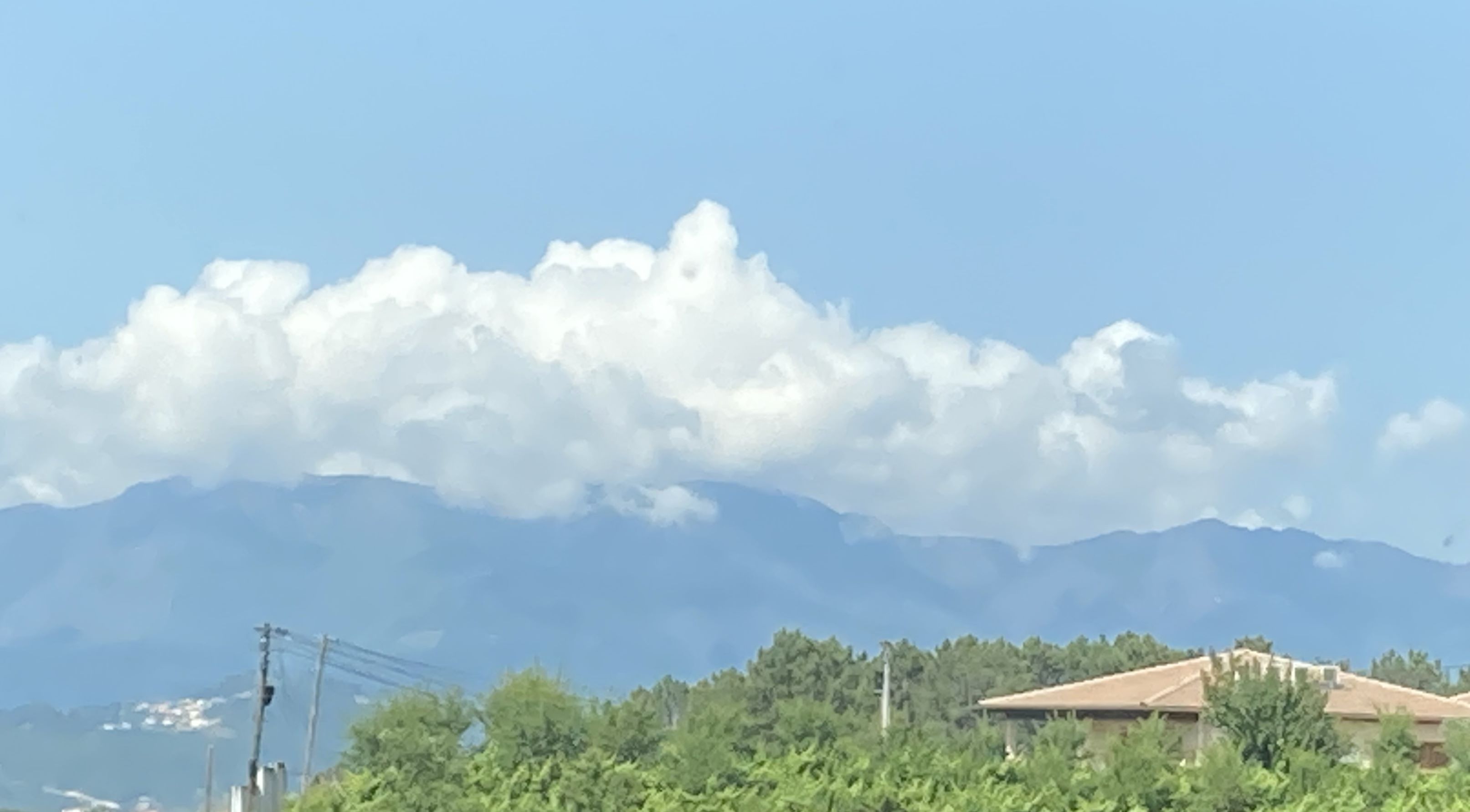 The Marao mountains keeping the rain from the Douro Valley