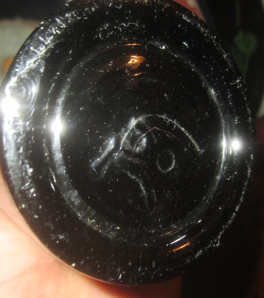 bottom of bottle