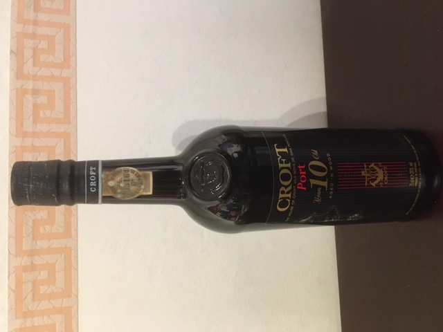 75 cl bottle of Croft 10 year old Tawny Port. Vintage unknown but bottled in 1991. Condition: very good