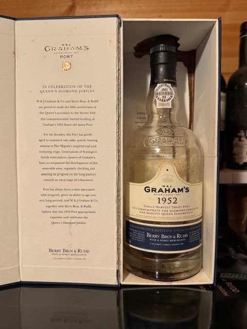 Empty bottle in its box